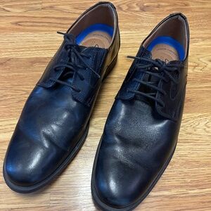 Men’s Clark’s Collection Black Leather Dress Shoes